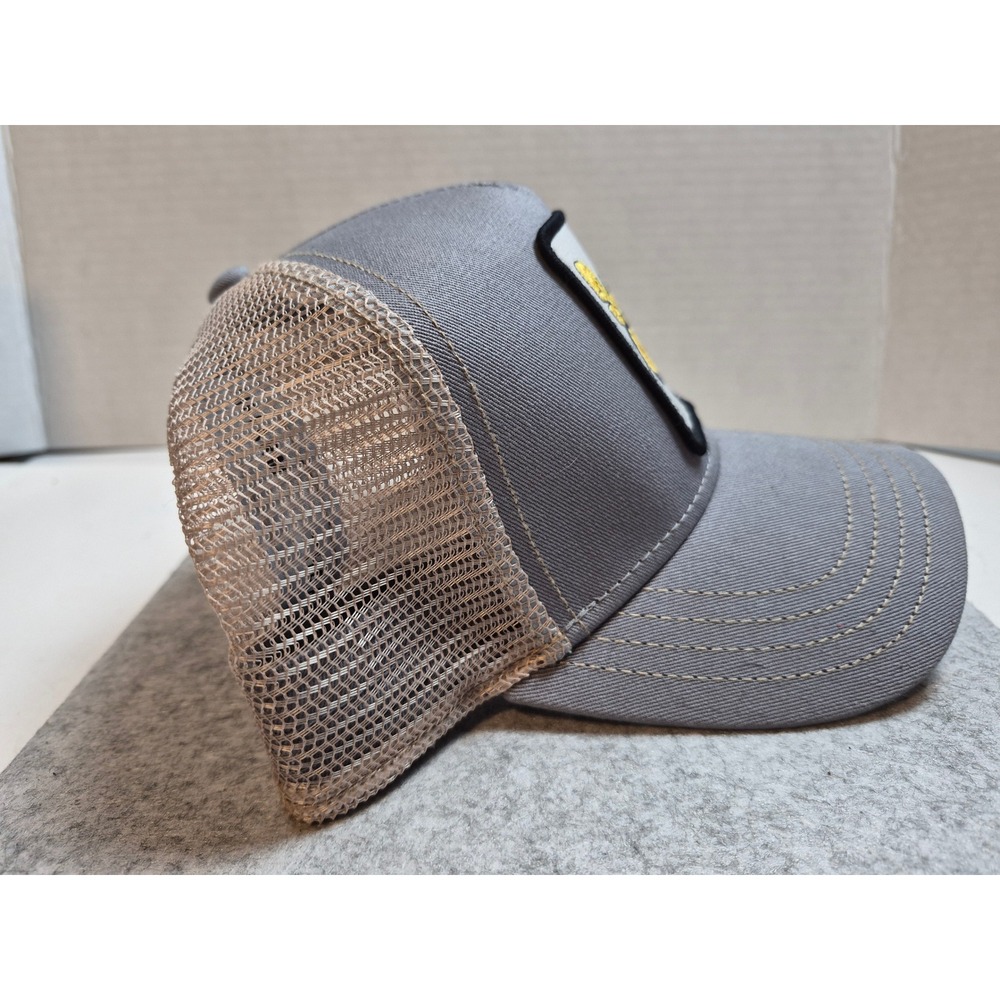 Goorin Bros The Farm Queen Bee Trucker Hat Gray Tan Mesh Snapback Cap - Picture 12 of 15